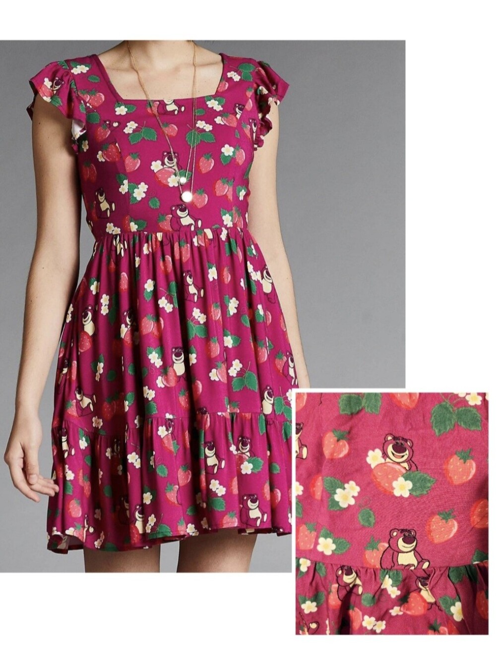 Disney Toy Story Dress Lotso NWT | Her Universe M
